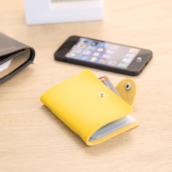 Card Holder Midel - Yellow