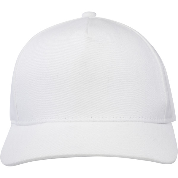 Onyx 5 panel Aware™ recycled cap - White