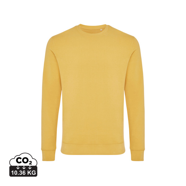 IQONIQ Zion recycled cotton crew neck - Ochre Yellow / XS