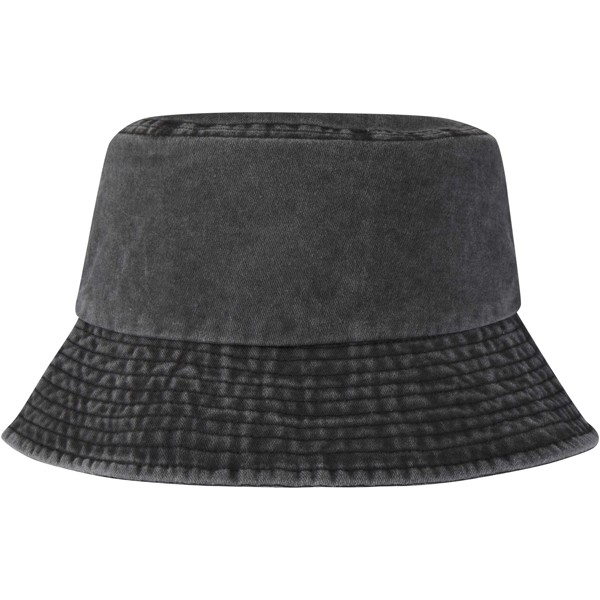 Mitica washed sun hat - Black