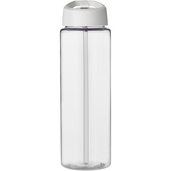 H2O Active® Vibe Bidón deportivo con tapa con boquilla de 850 ml - Transparente / Blanco