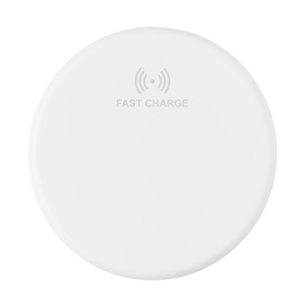 Wireless 10W fast charging pad - White