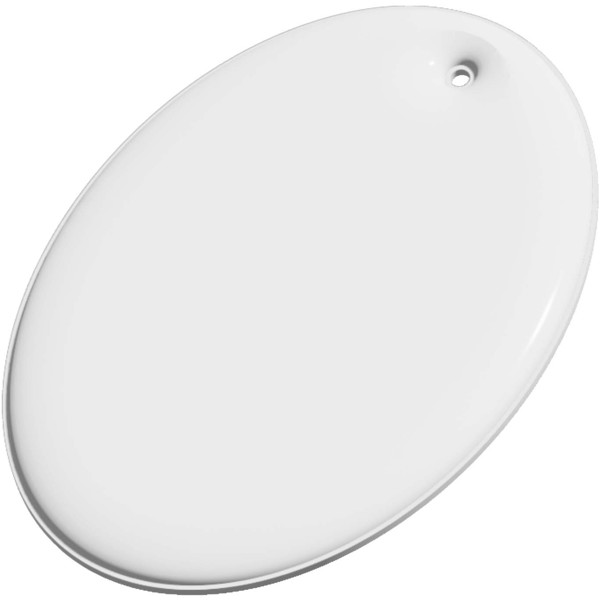 RFX™ H-16 oval lightweight reflective PVC hanger - White