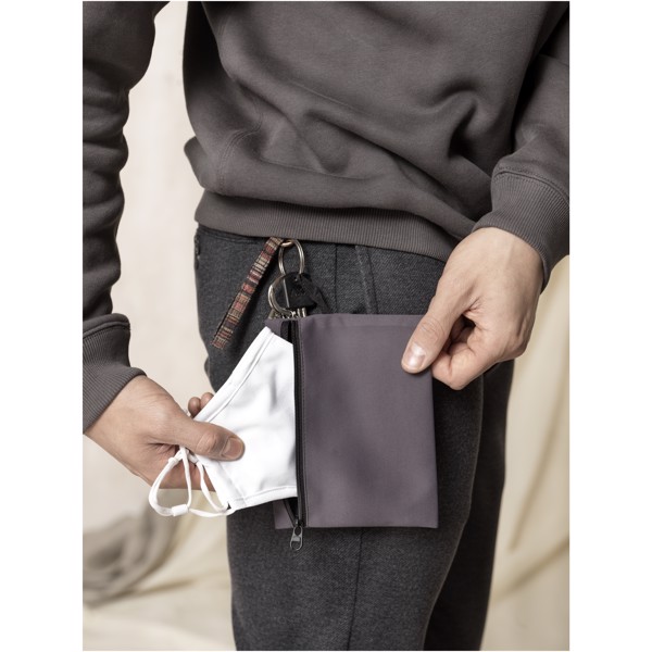 Bay face mask pouch - White