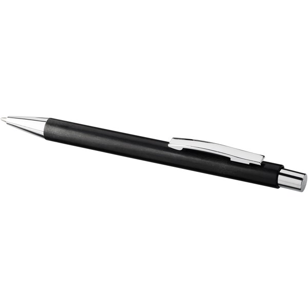 Tual wheat straw click action ballpoint pen - Solid black