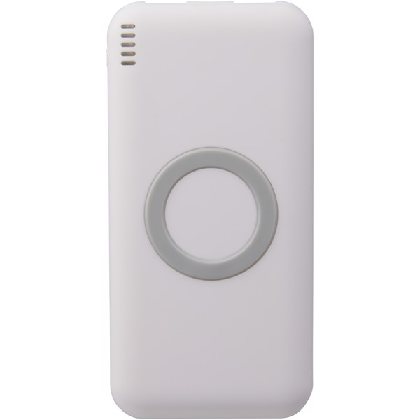 Coma 6000 mAh wireless power bank - White