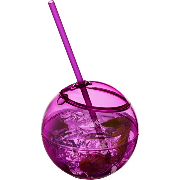 Fiesta 580 ml Trinkball und Strohhalm
