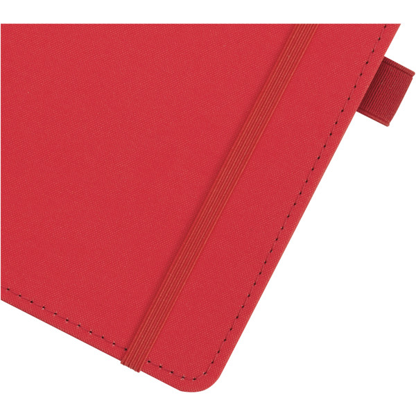 Thalaasa ocean-bound plastic hardcover notebook - Red