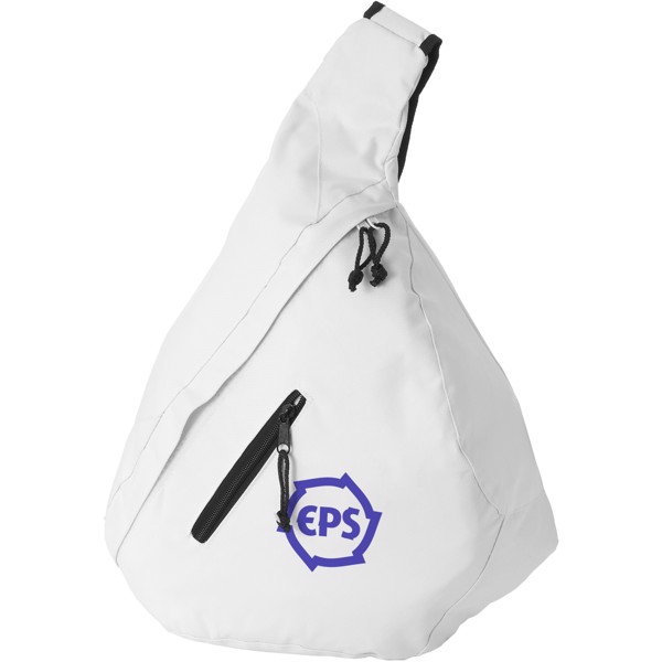 Brooklyn mono-shoulder backpack - White