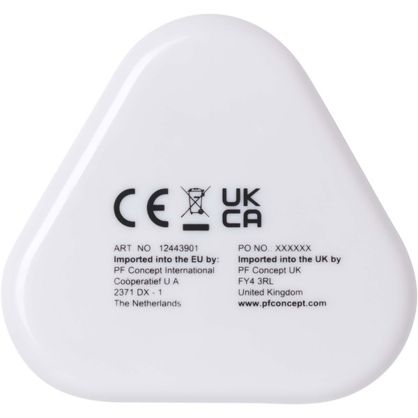 Rebel earbuds with recycled plastic storage box - White