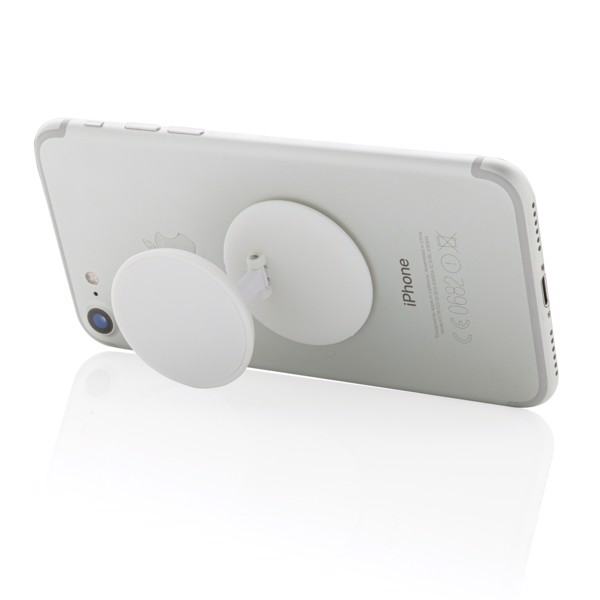 Stick 'n Hold phone stand - White