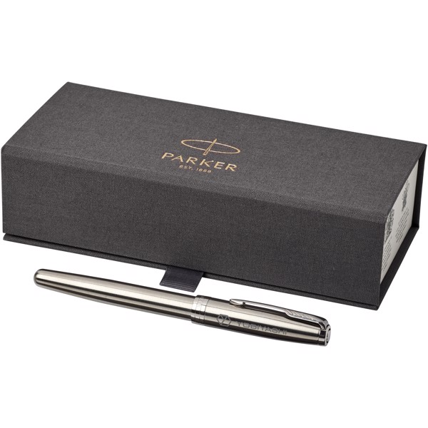Rollerball "Sonnet" - Gris acero inoxidable