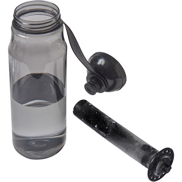 Arctic 700ml Tritan™ ice bar sport bottle - Solid black