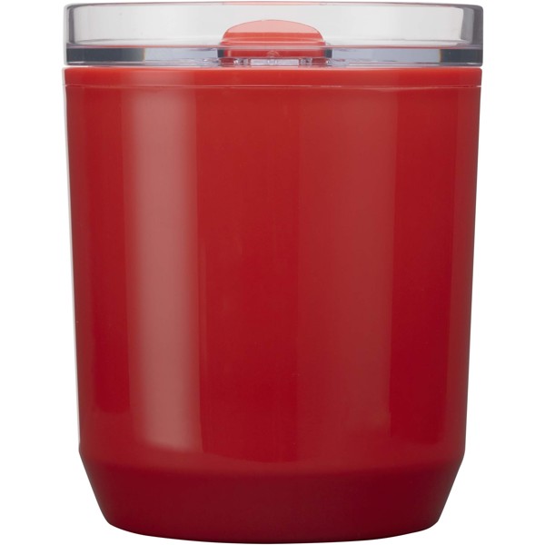 Hudson 180 ml recycled plastic double-wall tumbler - Red