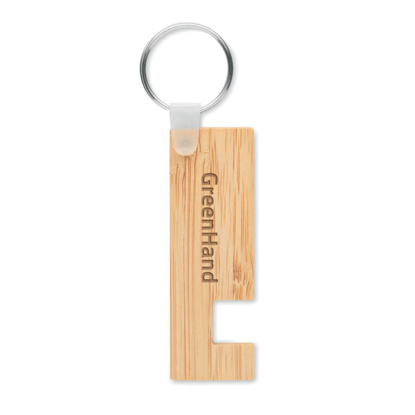 Bamboo stand and key ring Gankey