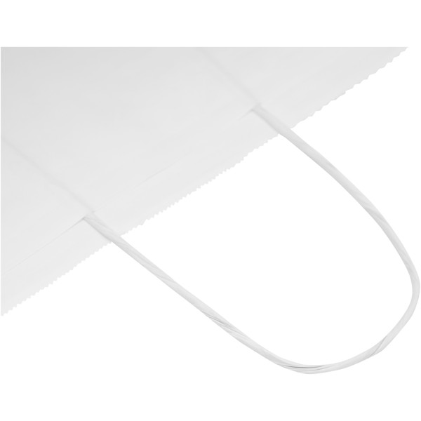 Kraft 80-90 g/m2 paper bag with twisted handles - 34 x 20 x 35 cm - White