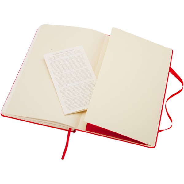Classic PK hard cover notebook - plain - Scarlet red