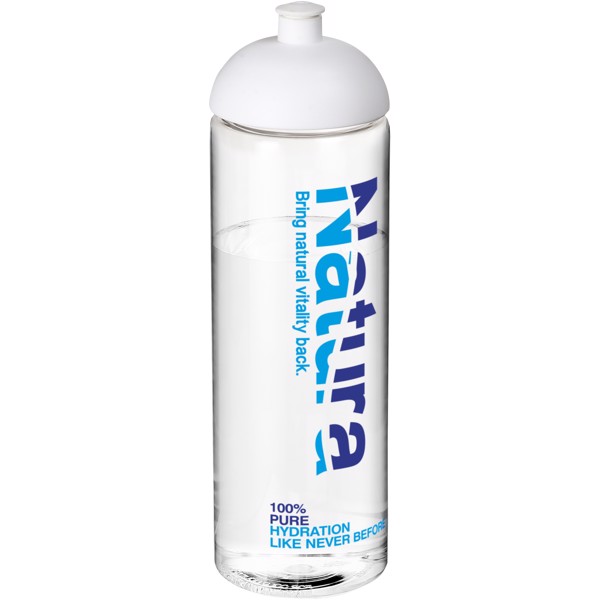 H2O Active® Vibe Bidón deportivo con tapa Dome de 850 ml - Transparente / Blanco