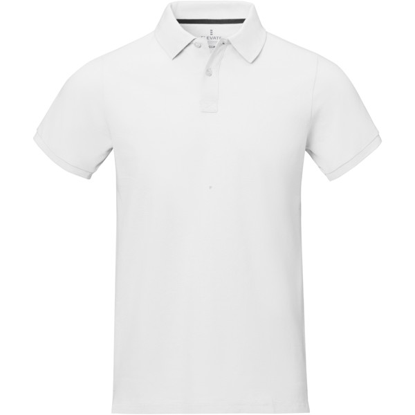 Calgary short sleeve men's polo - White / XS