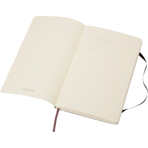 Classic PK soft cover notebook - squared - Solid black