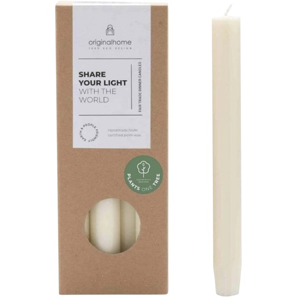 Originalhome dinner candle matcha - Off White