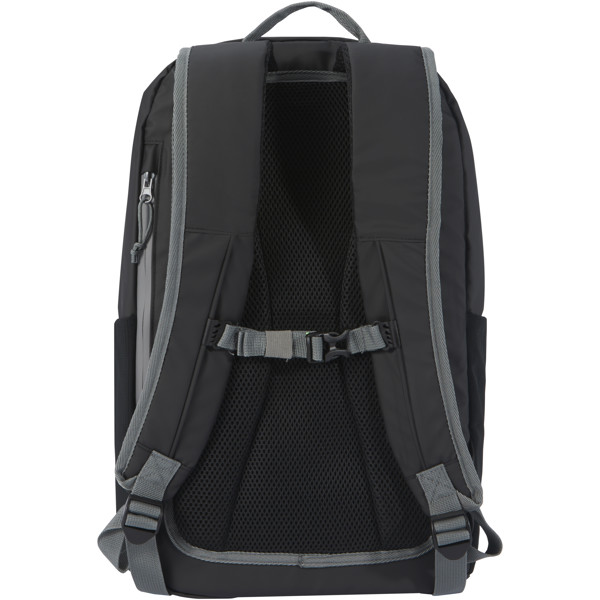 Aqua 15\" GRS recycled water resistant laptop backpack 21L