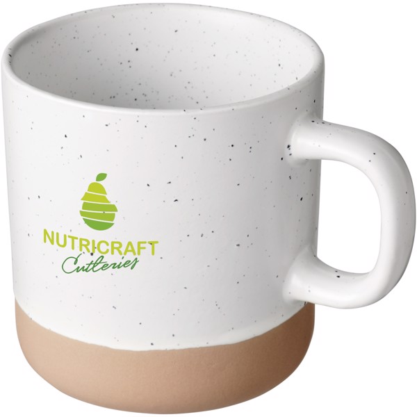 Pascal 360 ml ceramic mug - White