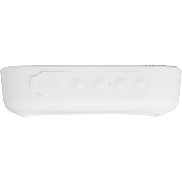 Stark 2.0 5W recycled plastic IPX5 Bluetooth® speaker - White