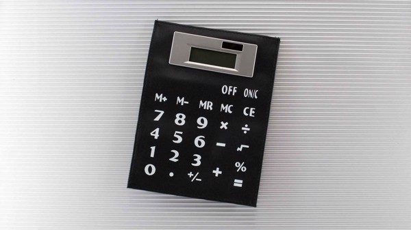 Calculator Roll Up - Black