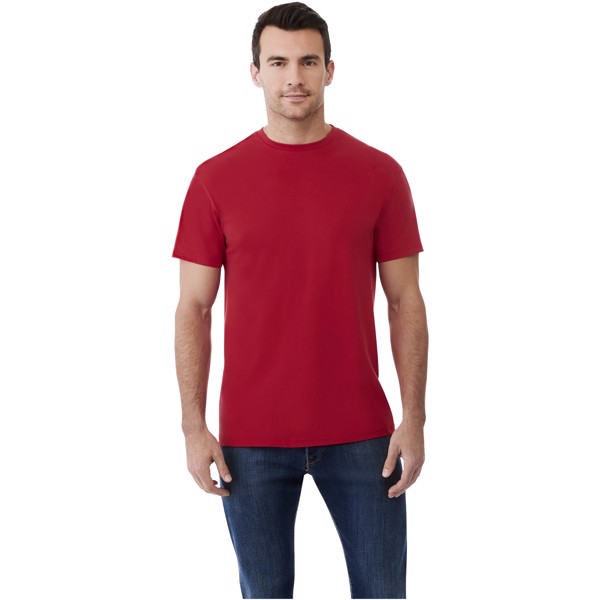 Pánské Triko Heros s krátkým rukávem - Červená s efektem námrazy / XL
