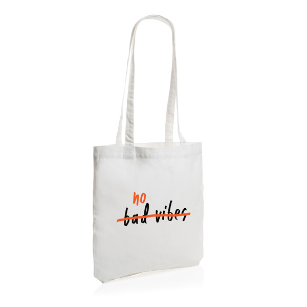 Impact AWARE™ recycled cotton tote 330 gsm - White