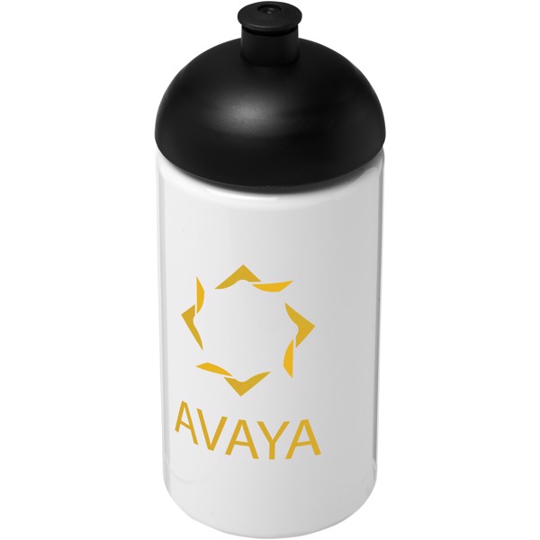 H2O Active® Bop 500 ml dome lid sport bottle - White / Solid Black