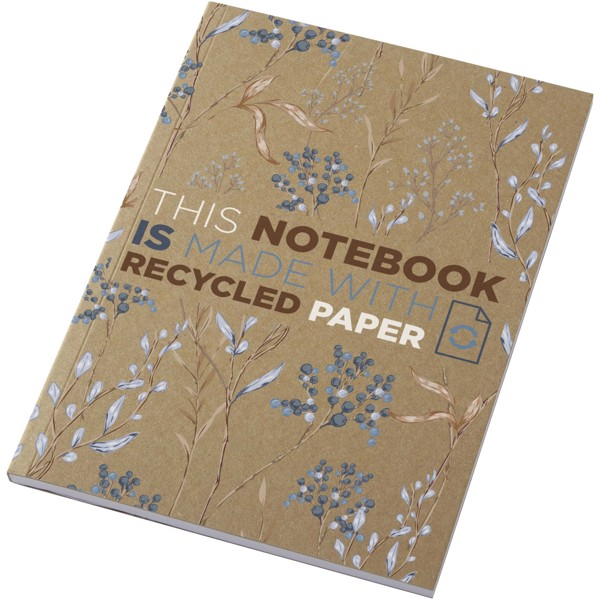 Novella Austen A5 recycled soft cover kraft notebook - 50 sheets
