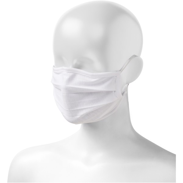 Calla GOTS organic face mask - White