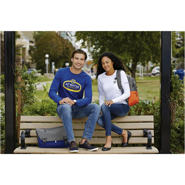 Dámské triko Ponoka s dlouhým rukávem, organická bavlna - Bílá / XL