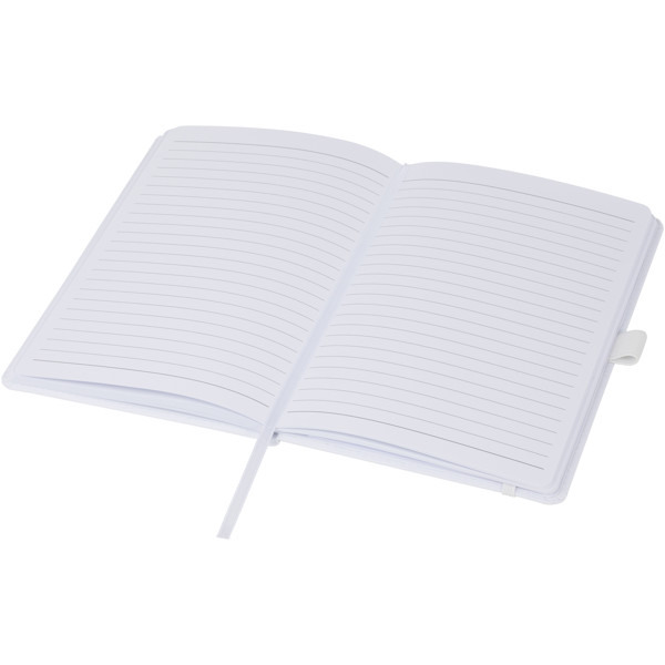 Thalaasa ocean-bound plastic hardcover notebook - White