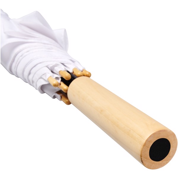 Alina 23\" auto open recycled PET umbrella - White