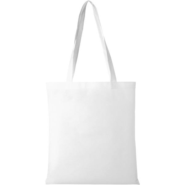Zeus large non-woven convention tote bag 6L - White