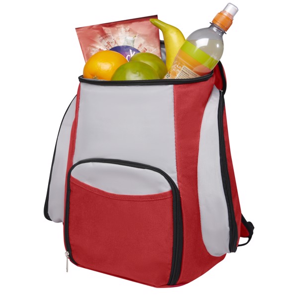 Brisbane cooler backpack - Red / Grey