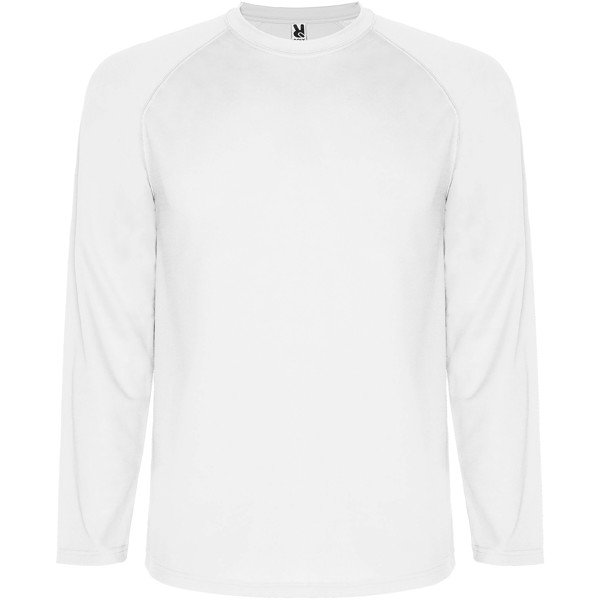 Montecarlo long sleeve men's sports t-shirt - White / S