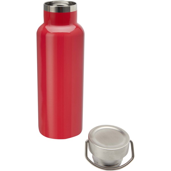 Thor 500 ml RCS certified recycled stainless steel water bottle - Red