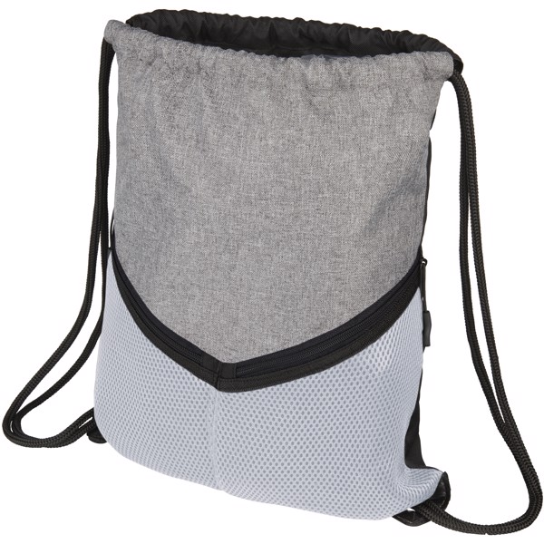 Voyager drawstring backpack - White / Grey