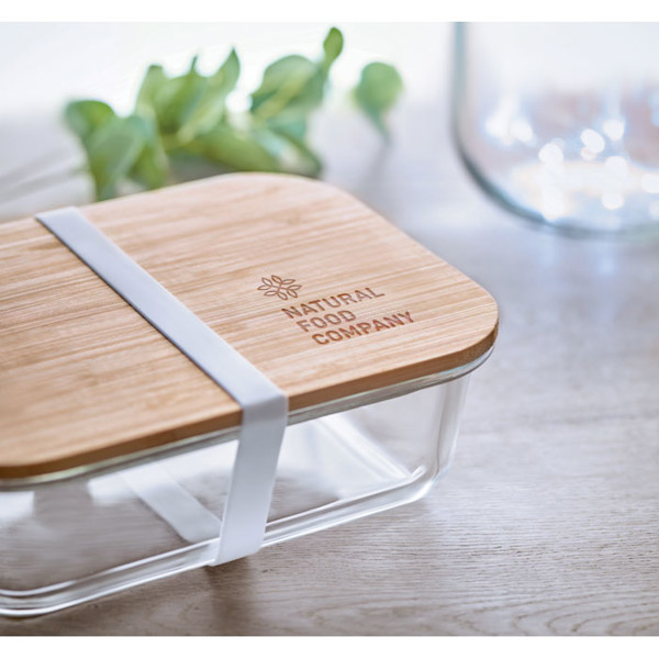 Glass lunchbox with bamboo lid Tundra Lunchbox