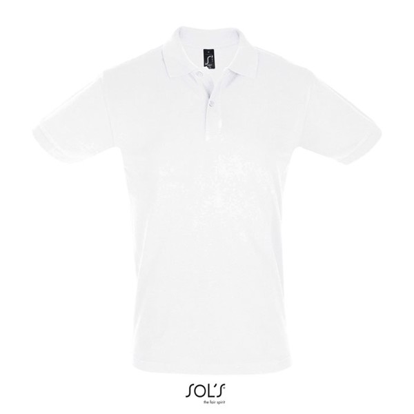 PERFECT MEN POLO 180g - White / L