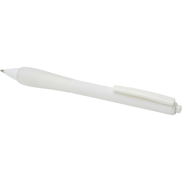 Lorena RABS ballpoint pen (black ink) - Transparent White