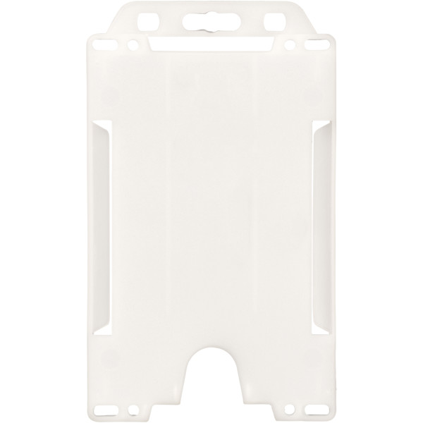 Pierre recycled plastic card holder - White