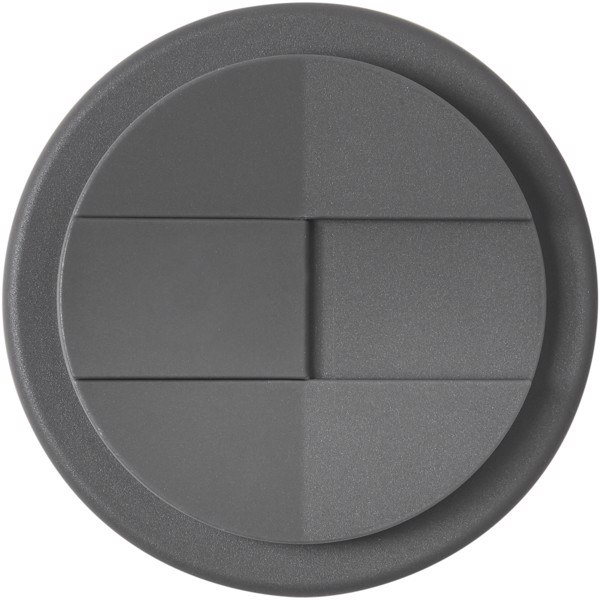Americano® vaso 350 ml con agarre y tapa antigoteo - Blanco / Gris