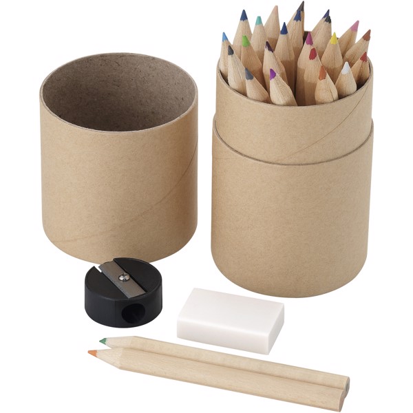 Set de 26 lápices de colores "Woodby"