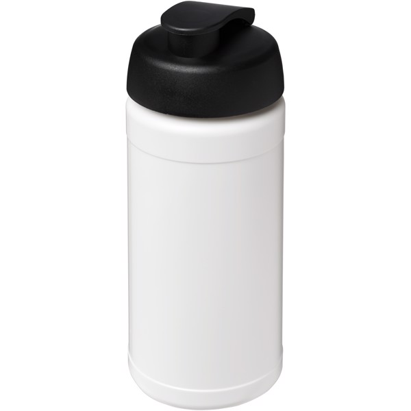 Baseline™ Plus Bidón deportivo con Tapa Flip de 500 ml - Blanco / Negro intenso