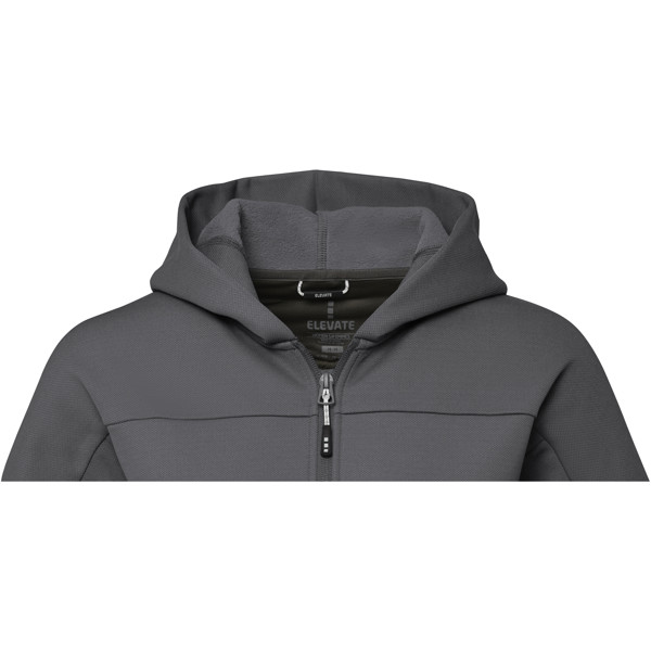 Nubia women's performance full zip knit jacket - Storm Grey / XL